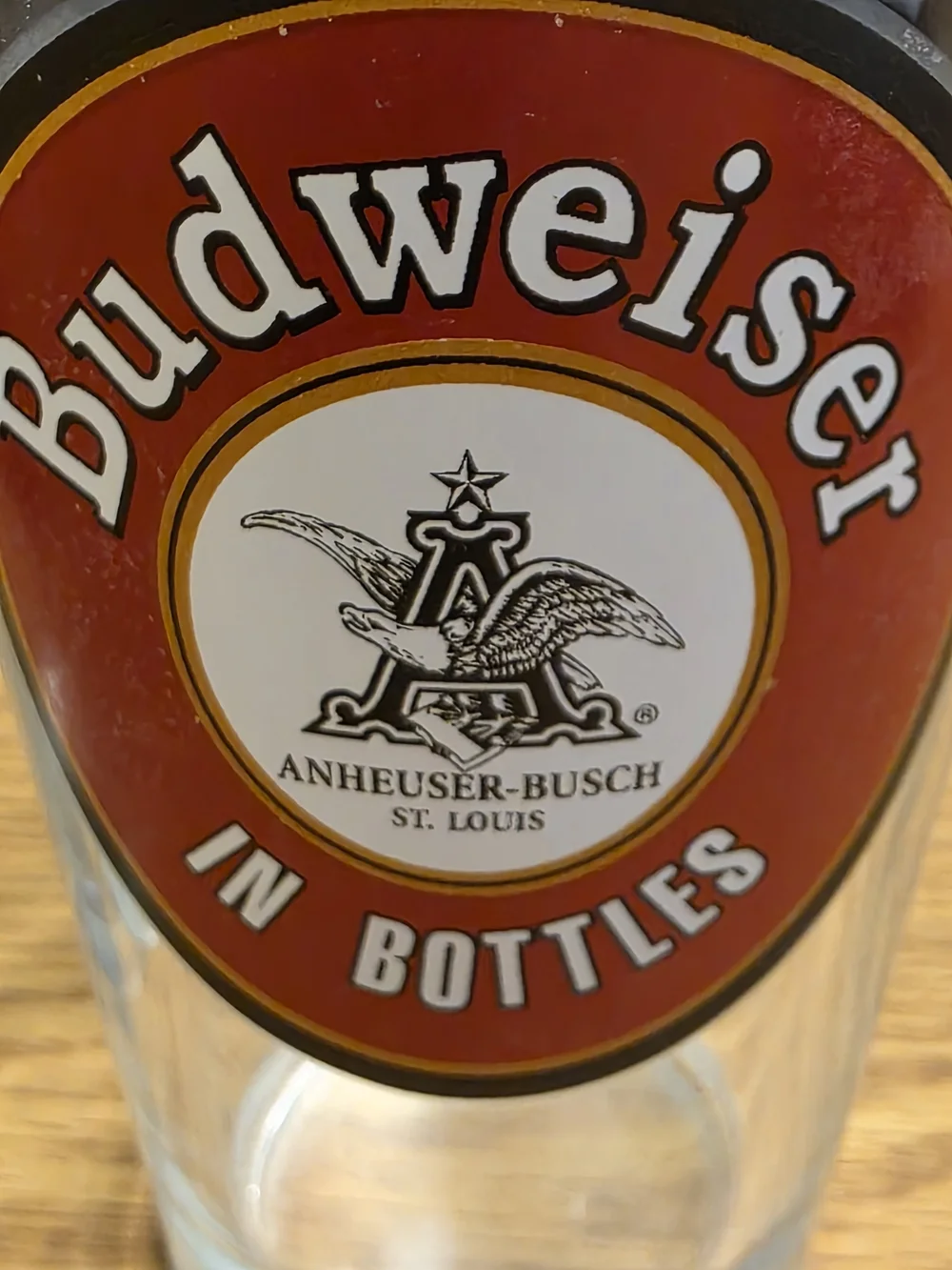 Budweiser And Heineken Beer Glasses